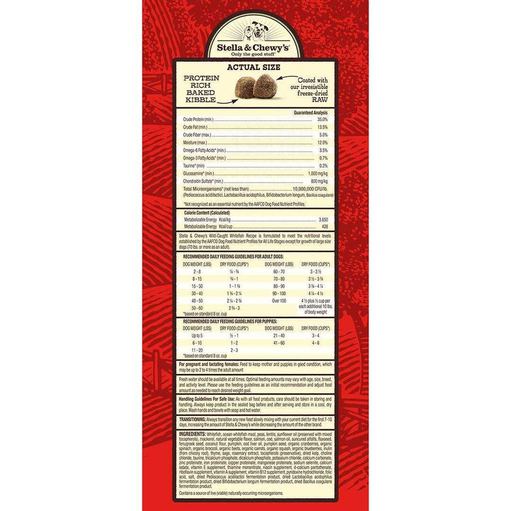 Raw Coated Dog Kibble Wild Caught Whitefish Q2154