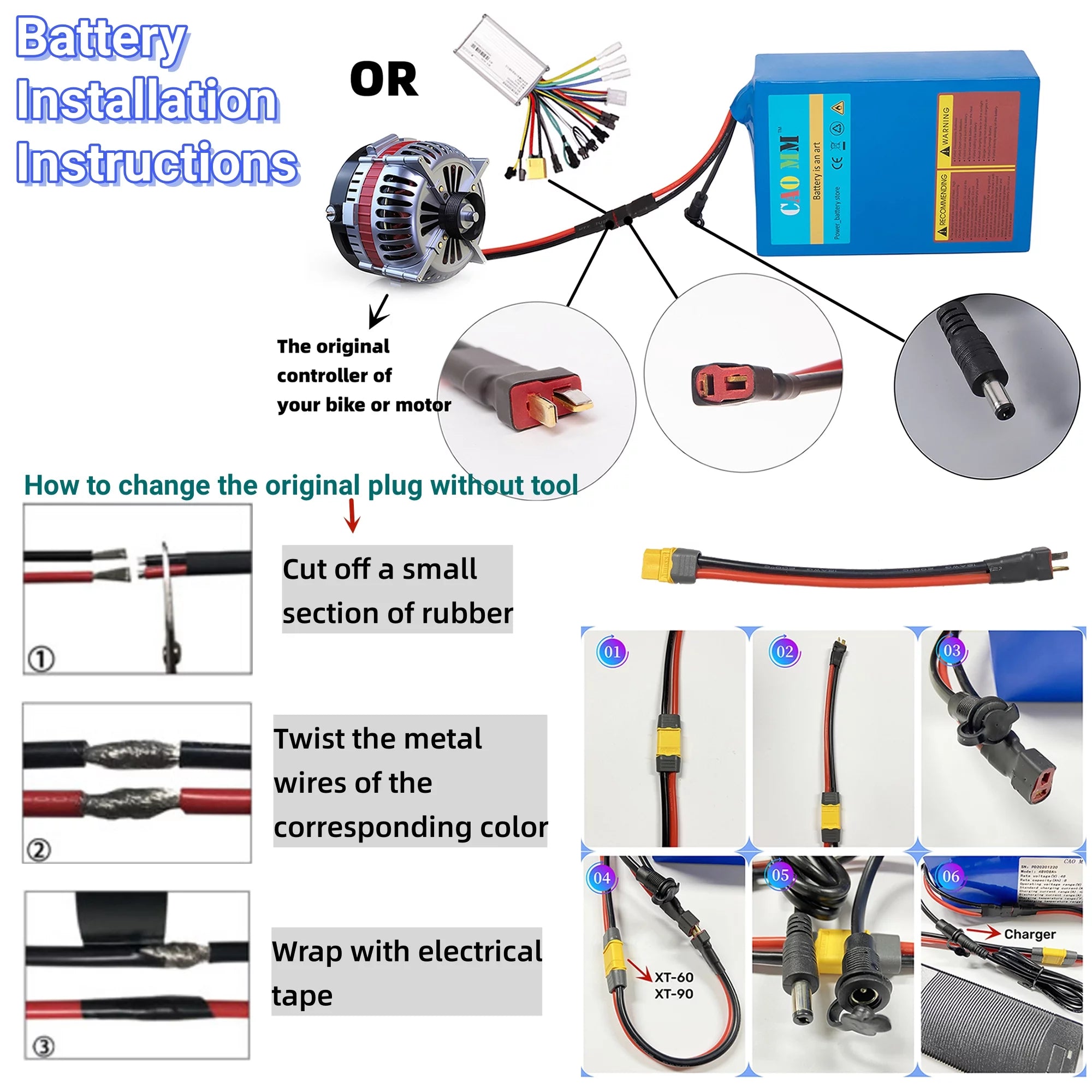 48V 20Ah Lithium Ebike Battery with Charger O86980