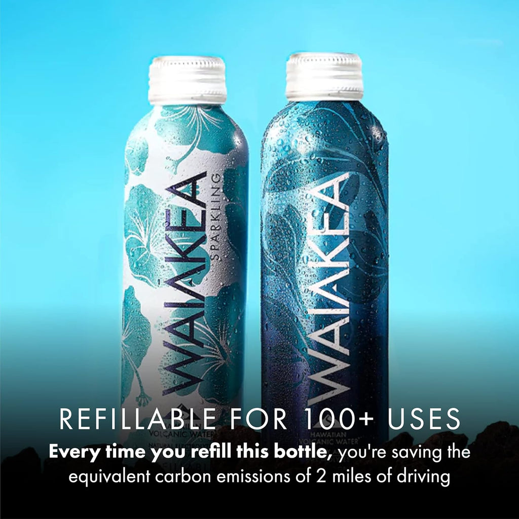 Hawaiian Volcanic Water 670ml Refillable Aluminum 12-pack O434