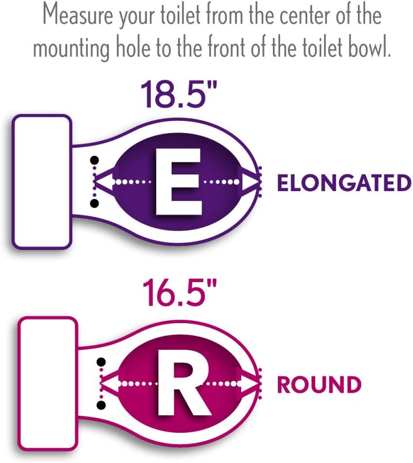 Elongated Toilet Seat with Brushed Nickel Hinges, Slow Close, Enameled Wood C819