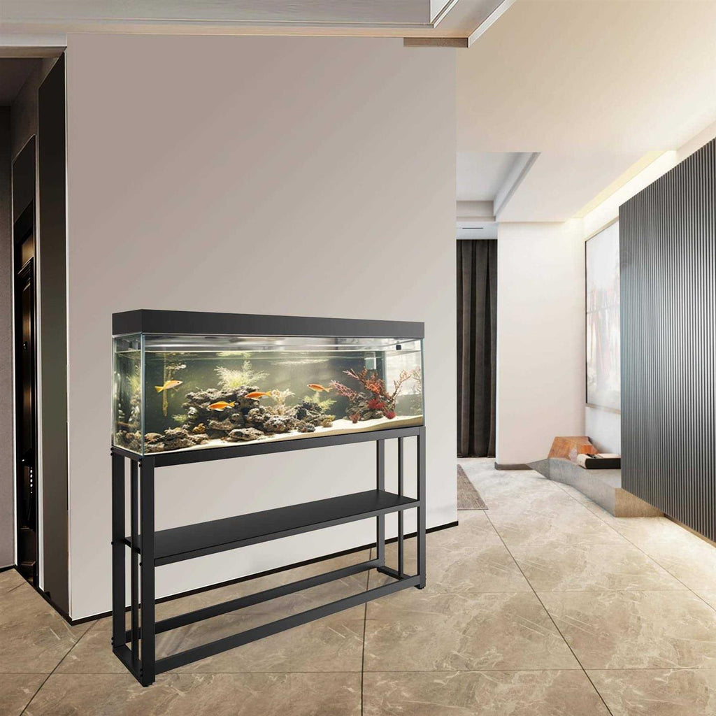 Fish Tank Stand with Storage Shelf for 55-75 Gallon Aquariums Q41236