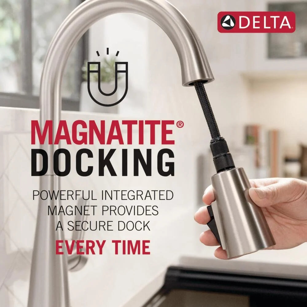 Single-Handle Pull-Down Kitchen Faucet, Bronze Q50799