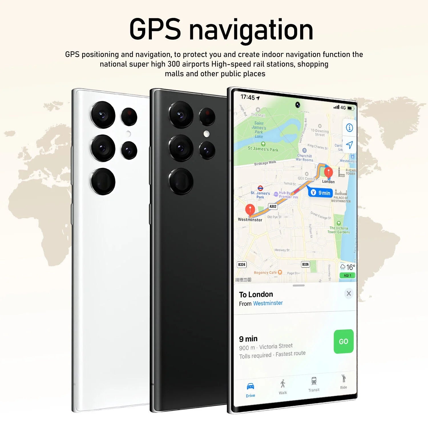 7.3" Smartphone 3GB+64GB Unlocked Android 13 U3079