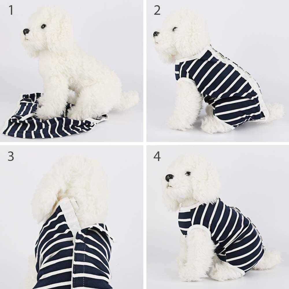 Dog Diapers Sanitary Panties Recovery Suit for Male and Female Dogs J91211