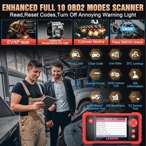 OBD2 Scanner Engine ABS SRS Transmission Diagnostic Tool I99159