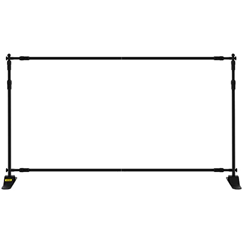 Backdrop Banner Stand 8 x 8 Ft Adjustable Height with Carrying Bag W880