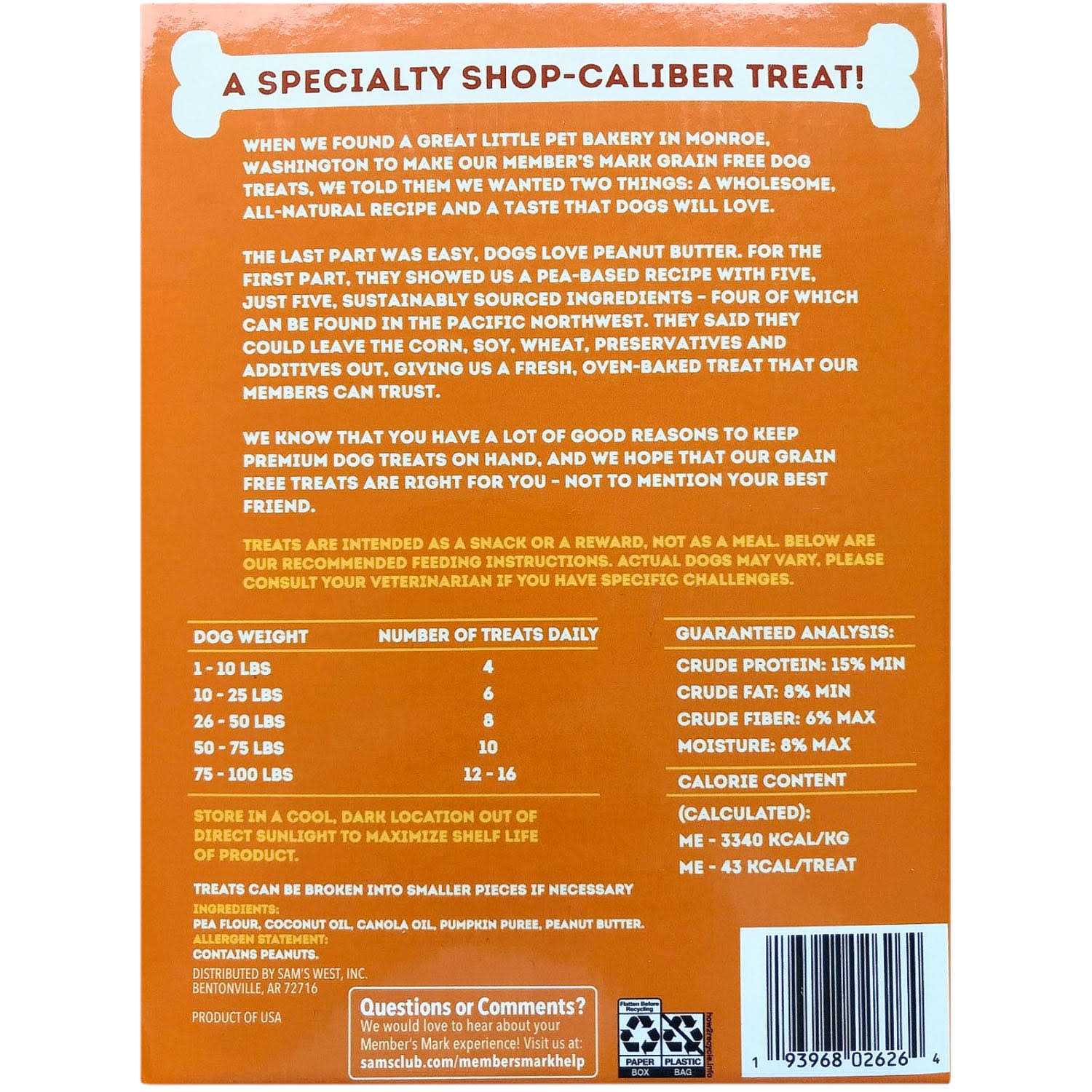 Grain-Free Dog Treat Biscuits J750868
