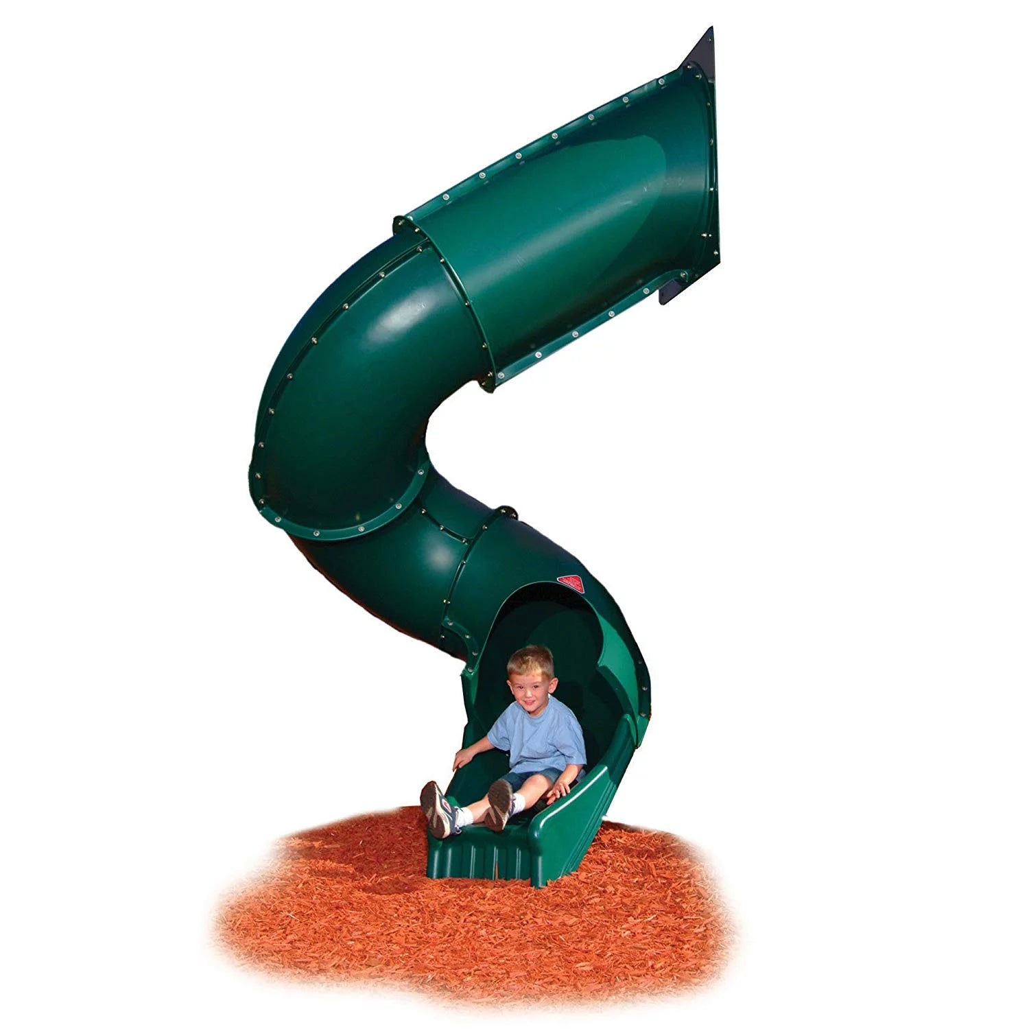 Turbo Tube Slide for Backyard Swing Sets, 7 Foot Deck Heights F66927