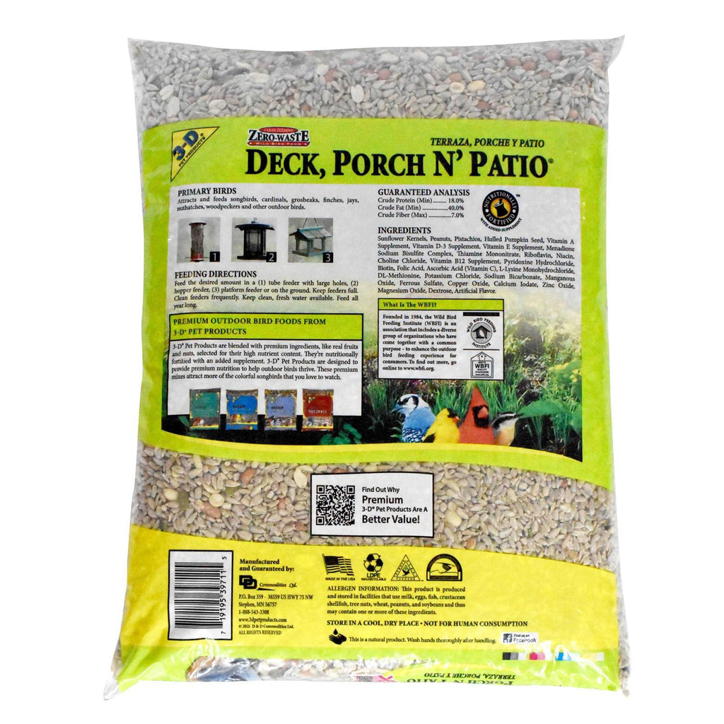 Deck Porch Patio Blend Wild Bird Food H113