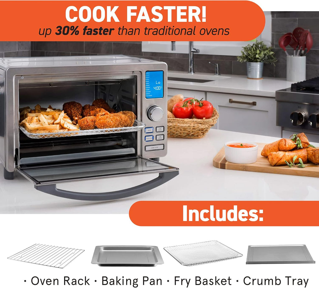Digital Stainless Steel Toaster Oven Air Fryer R64513