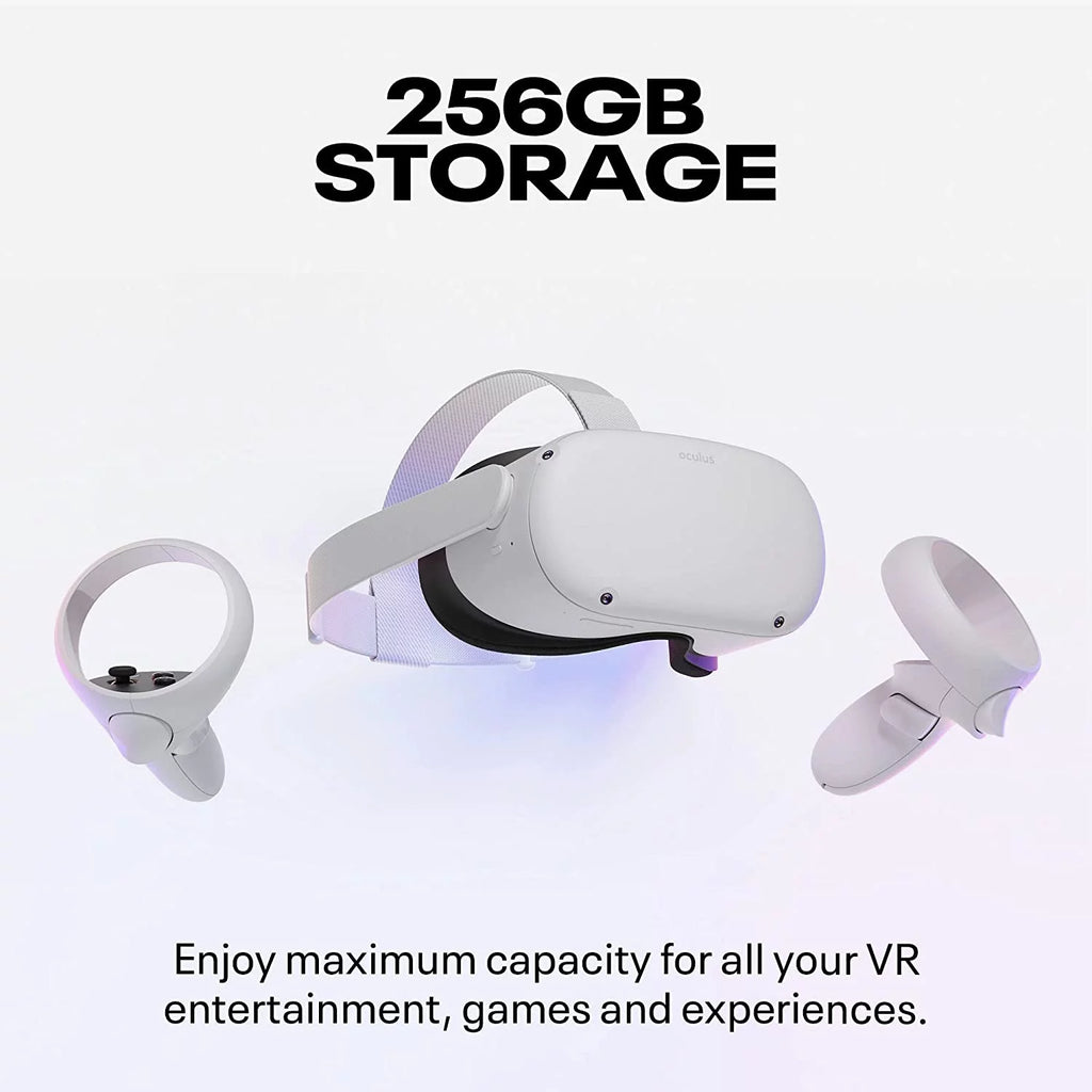 VR Headset 256 GB with Silicone Controller Grip Cover V7806