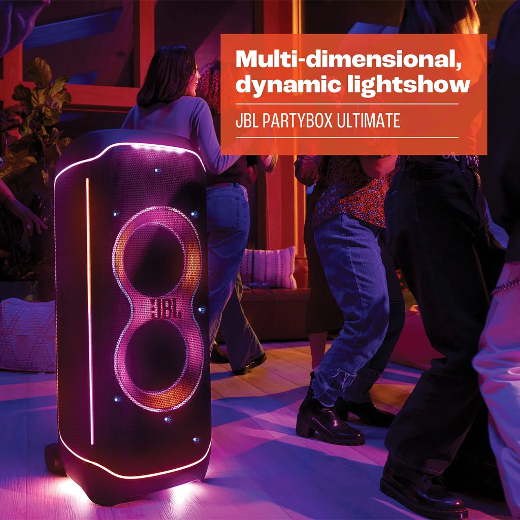 Waterproof Wi-Fi Party Speaker with Dolby Atmos and Lighting Effects A32227