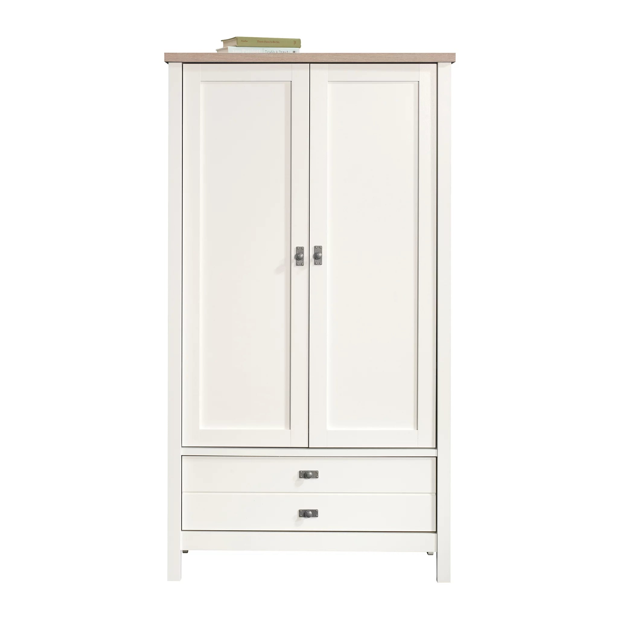 Soft White Armoire B55246