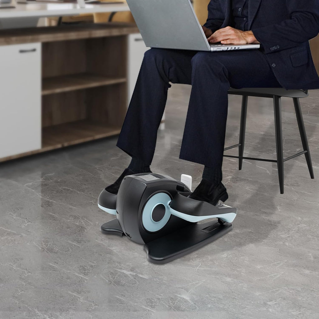 Electric Seated Leg-Foot Pedal Exerciser for Seniors Rehab, Home & Office X871026