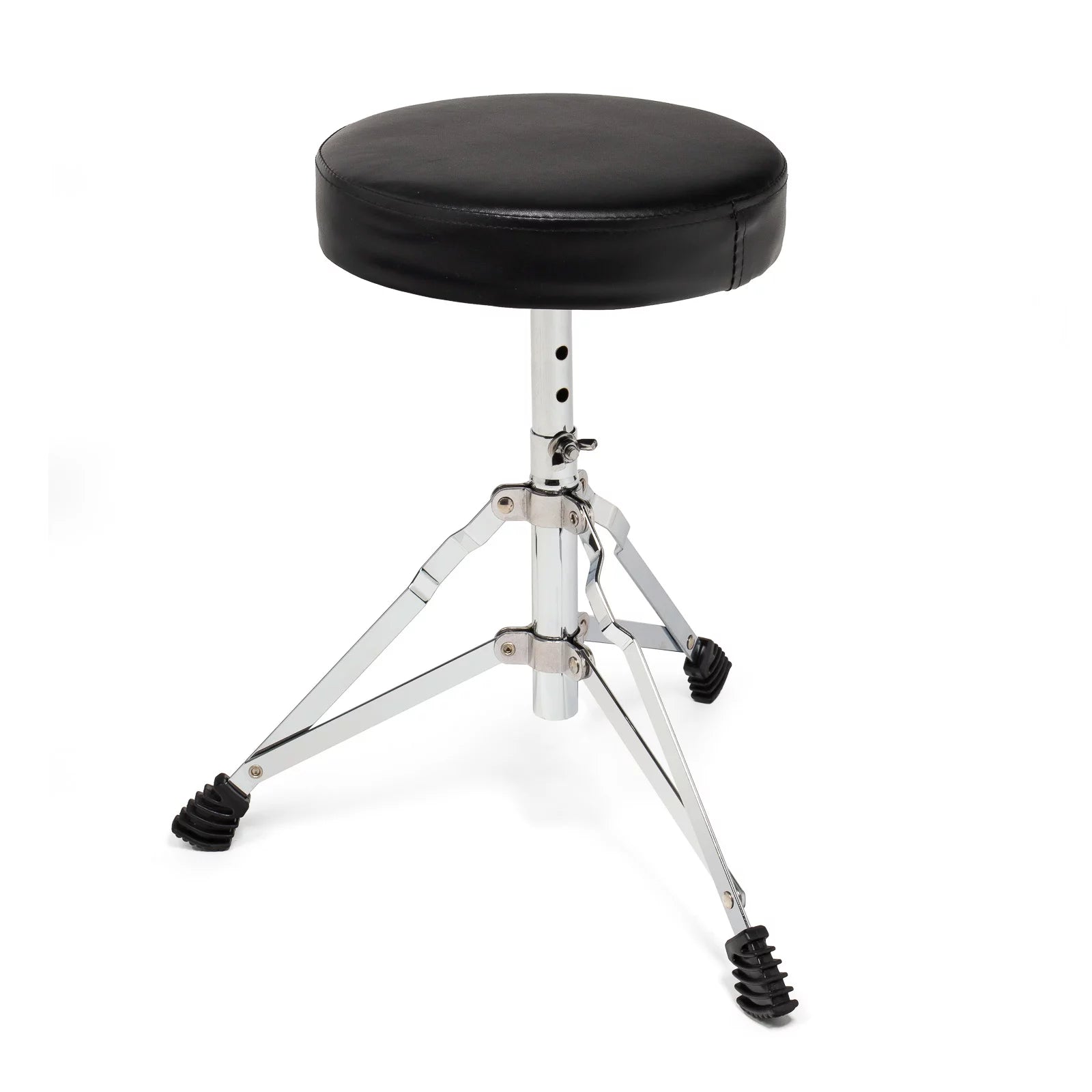 Junior Drum Set with Brass Cymbals and Adjustable Throne K521