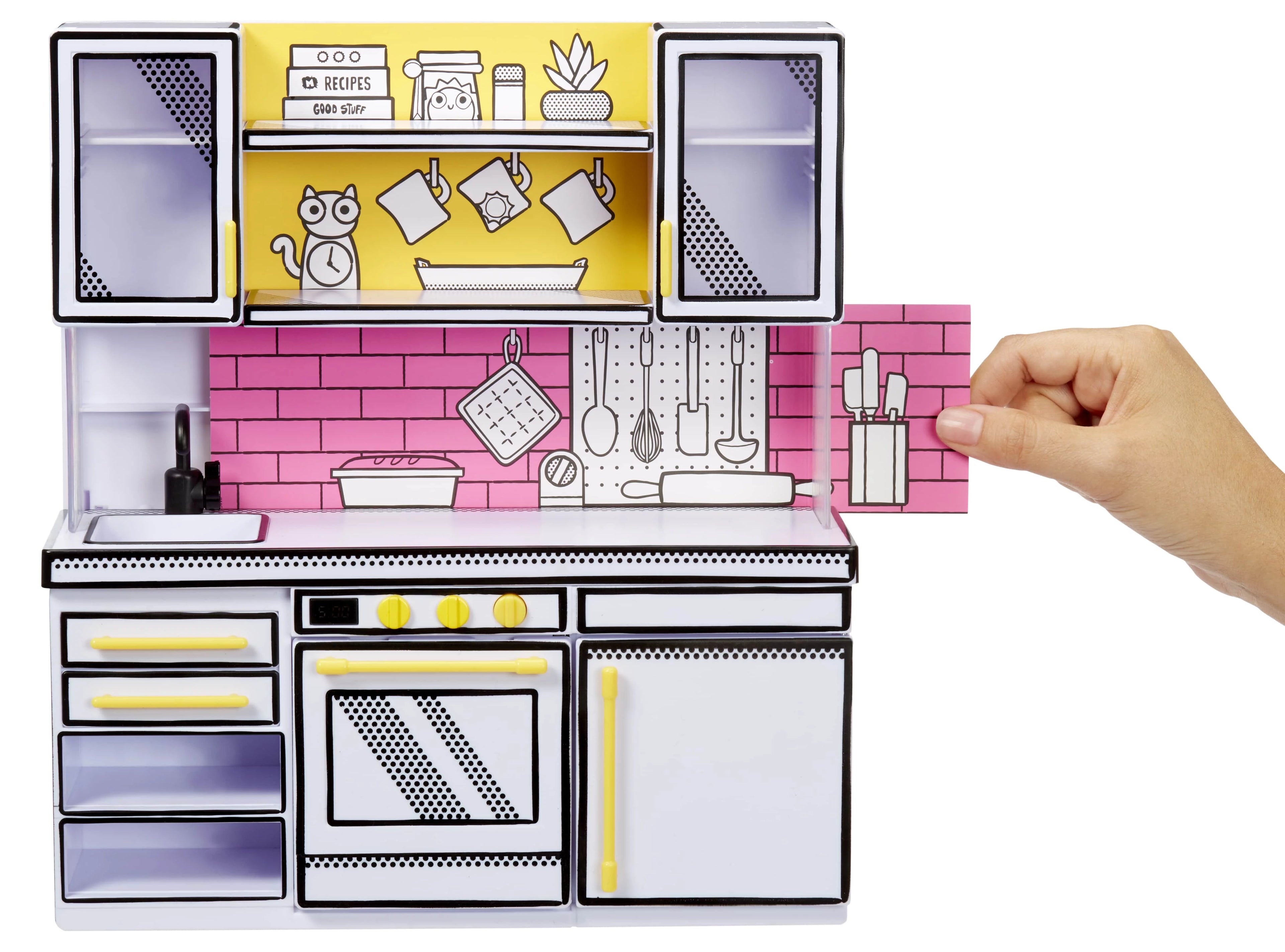 Mini Kitchen Playset with UV Light, DIY Resin Collectibles N506
