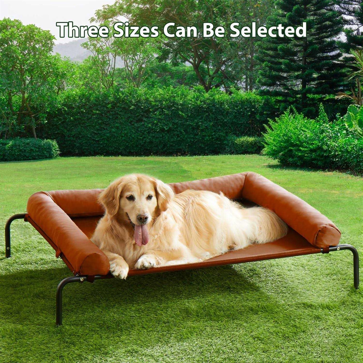 Large Elevated Cooling Dog Bed for Large Dogs Outdoor O675152