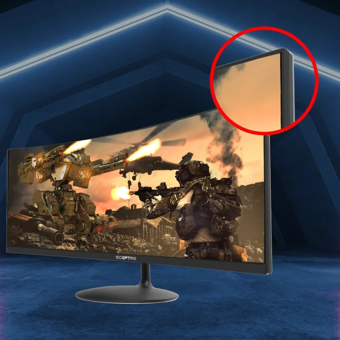 34" Curved Gaming LCD Monitor, 21:9 Y5146