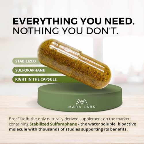 Broccoli Supplement with Stabilized Sulforaphane Extract, 30 Vegetable Capsules W3668