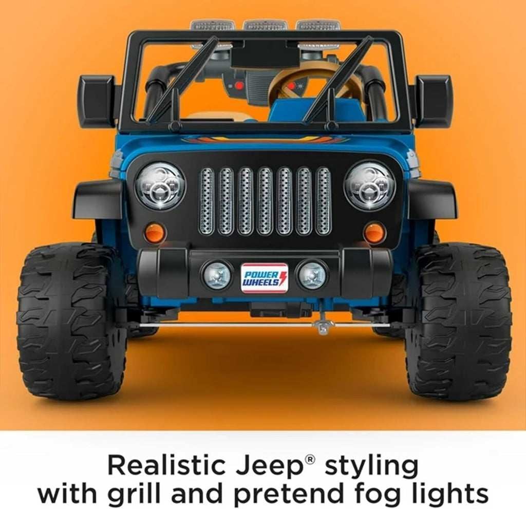 Battery Operated 2 Seater Ride On Jeep Toy Car with Working Lights and Storage A1746
