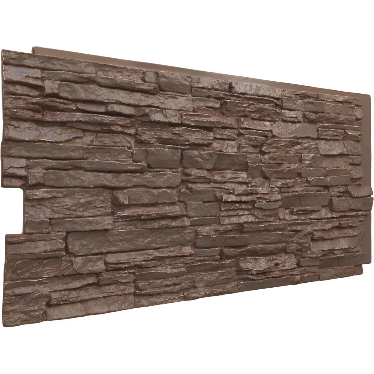 Stacked Stone Faux Siding Panel, Autumn Bronze B5888