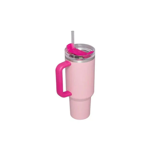 40oz Stainless Steel Vacuum Insulated Tumbler with Handle O249070