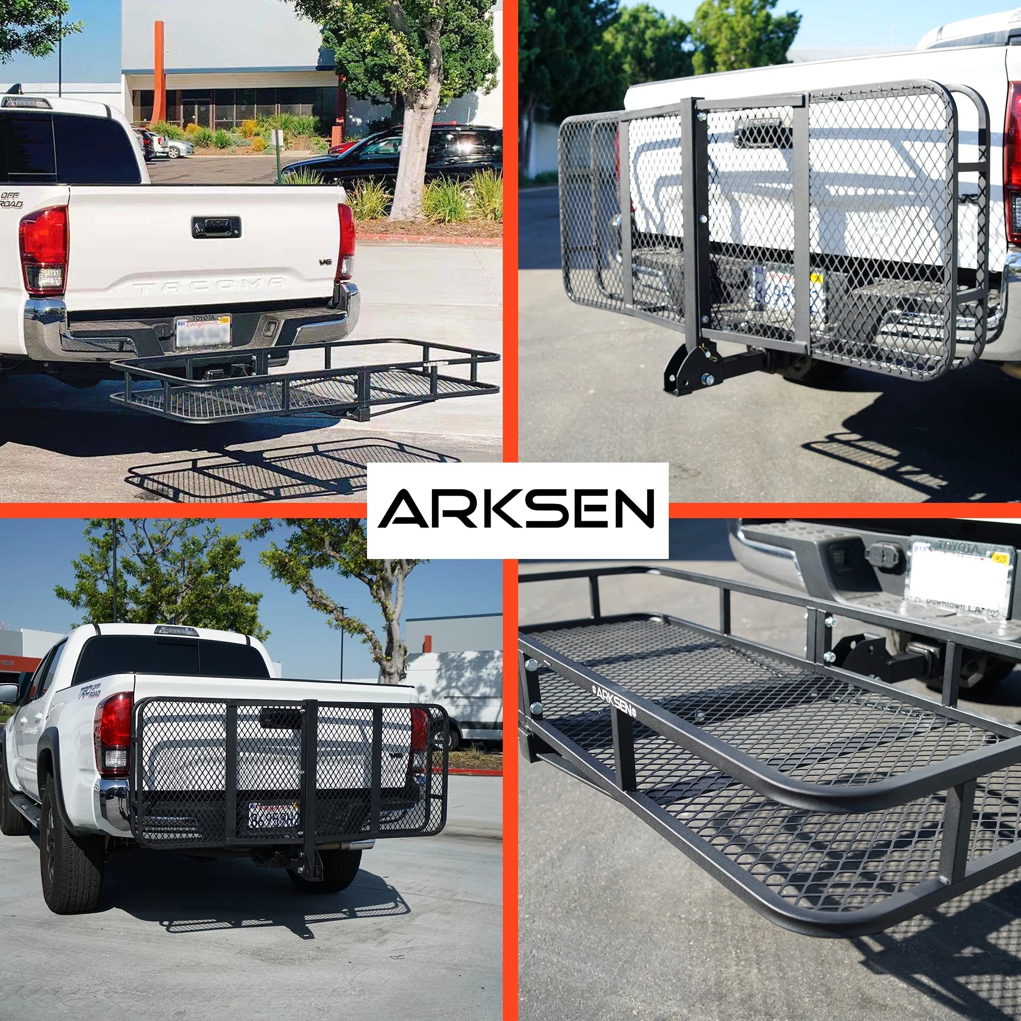 Folding Cargo Carrier Luggage Basket 2" Receiver Hitch 60" R34916