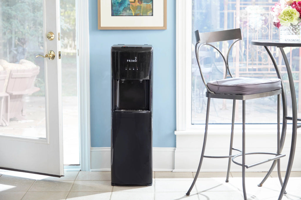 Bottom Loading Water Dispenser with Hot and Cold Water, Black W368