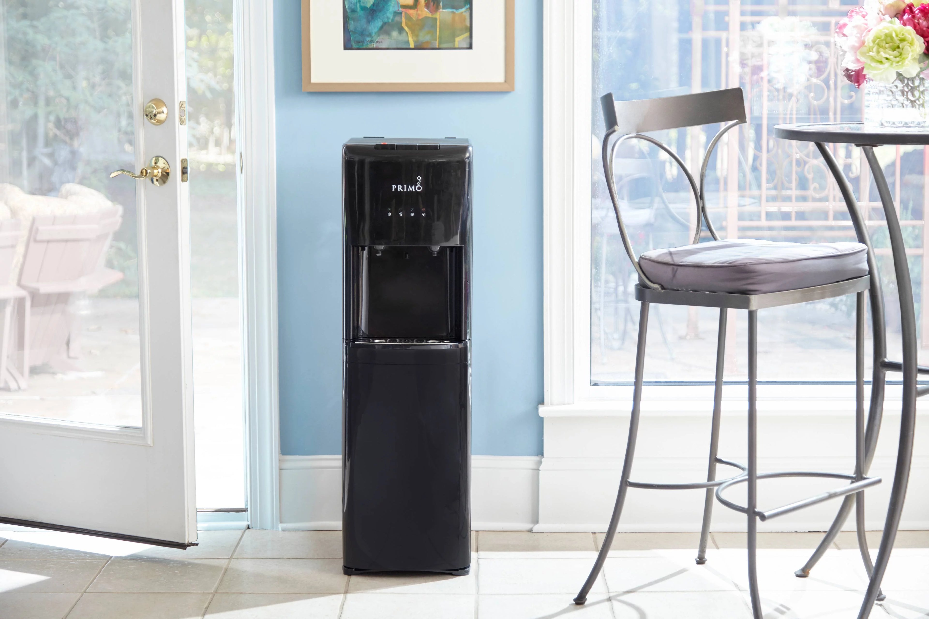 Bottom Loading Water Dispenser with Hot and Cold Water, Black W368