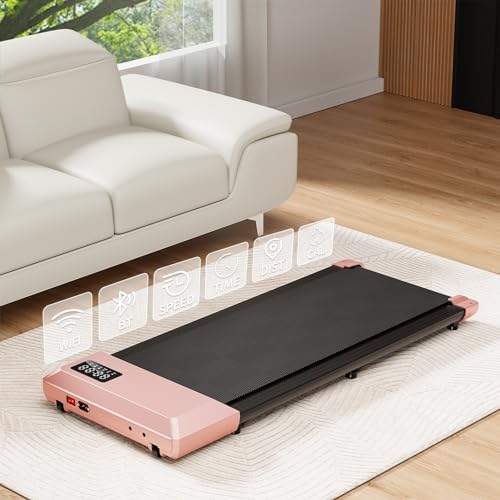 Walking Pad Under Desk Treadmill for Home, Portable Mini Treadmill with Remote Control R300904