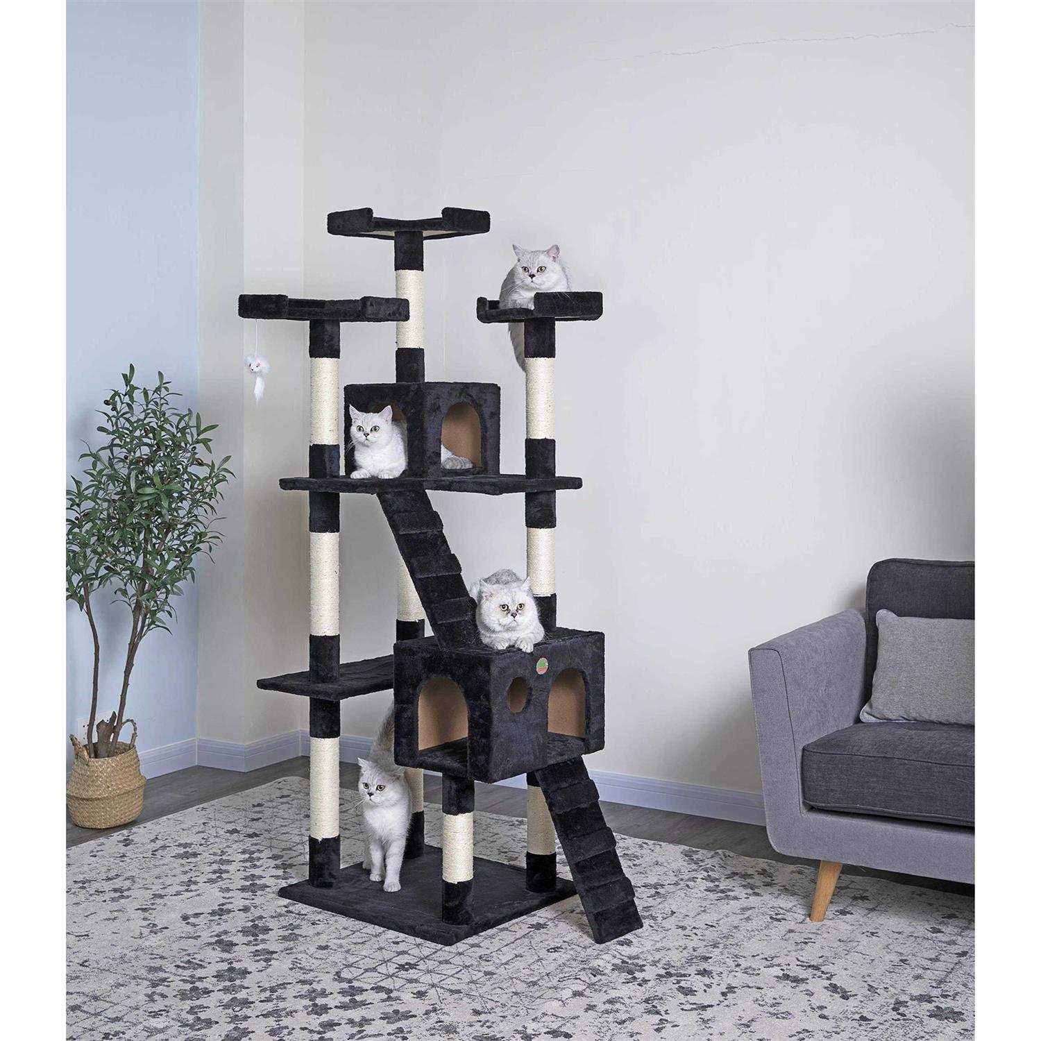 Cat Tree Condo Furniture 72 in. Y30877