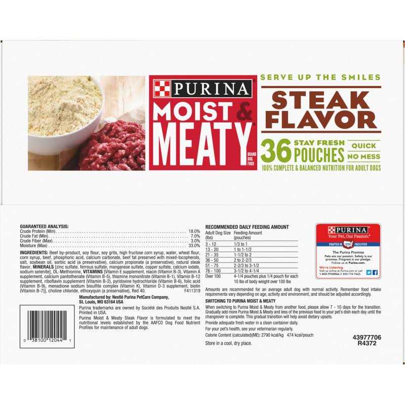 Steak Flavor Dry Dog Food F74996