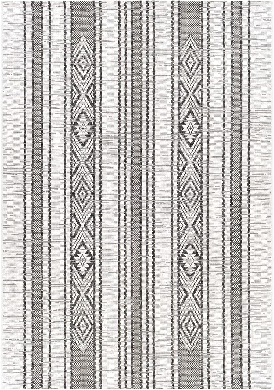 Outdoor Area Rug 5x7 Non Shedding Indoor/Outdoor Carpet for Patio, Porch, Deck, Bedroom, Living Room or Kitchen Y63594
