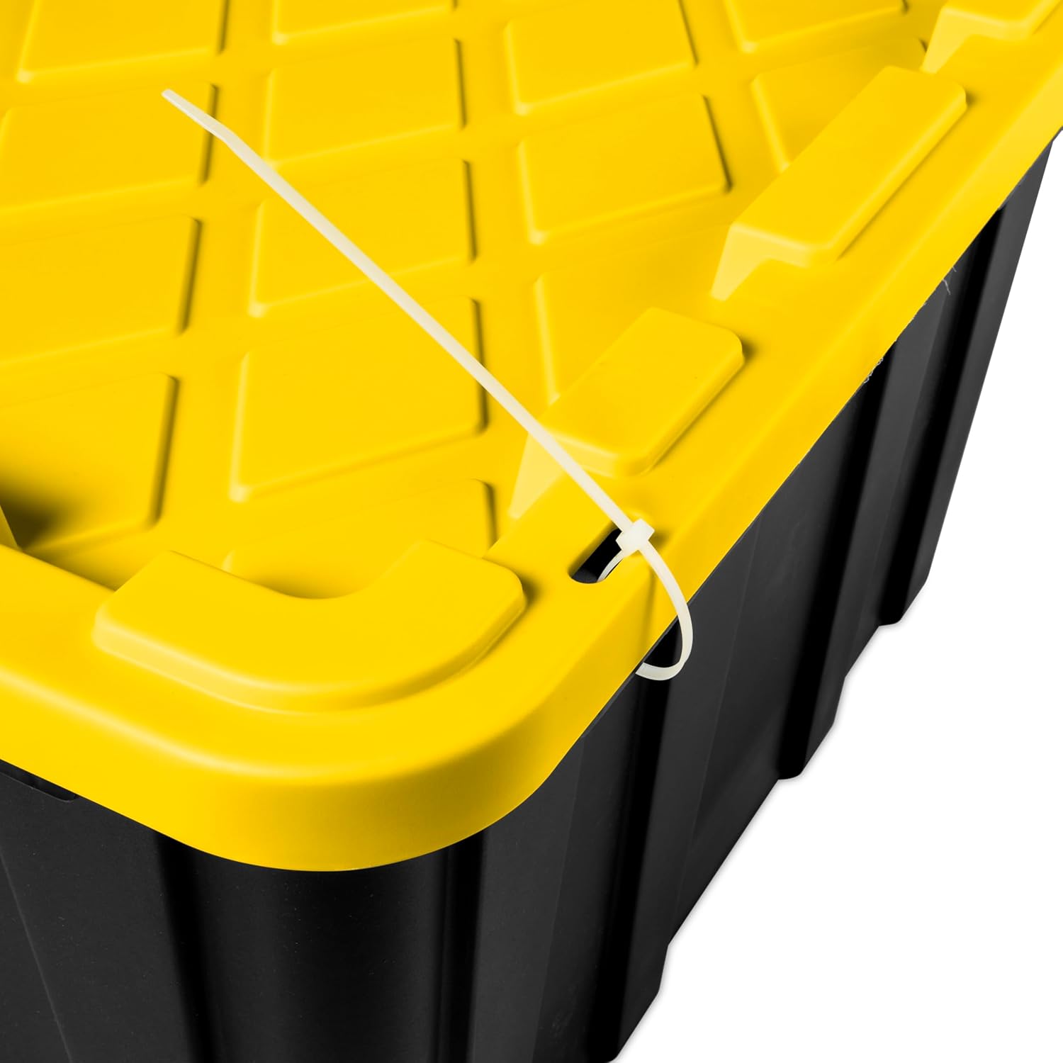 Stackable Storage Bin with Lid, 4-Pack T340138
